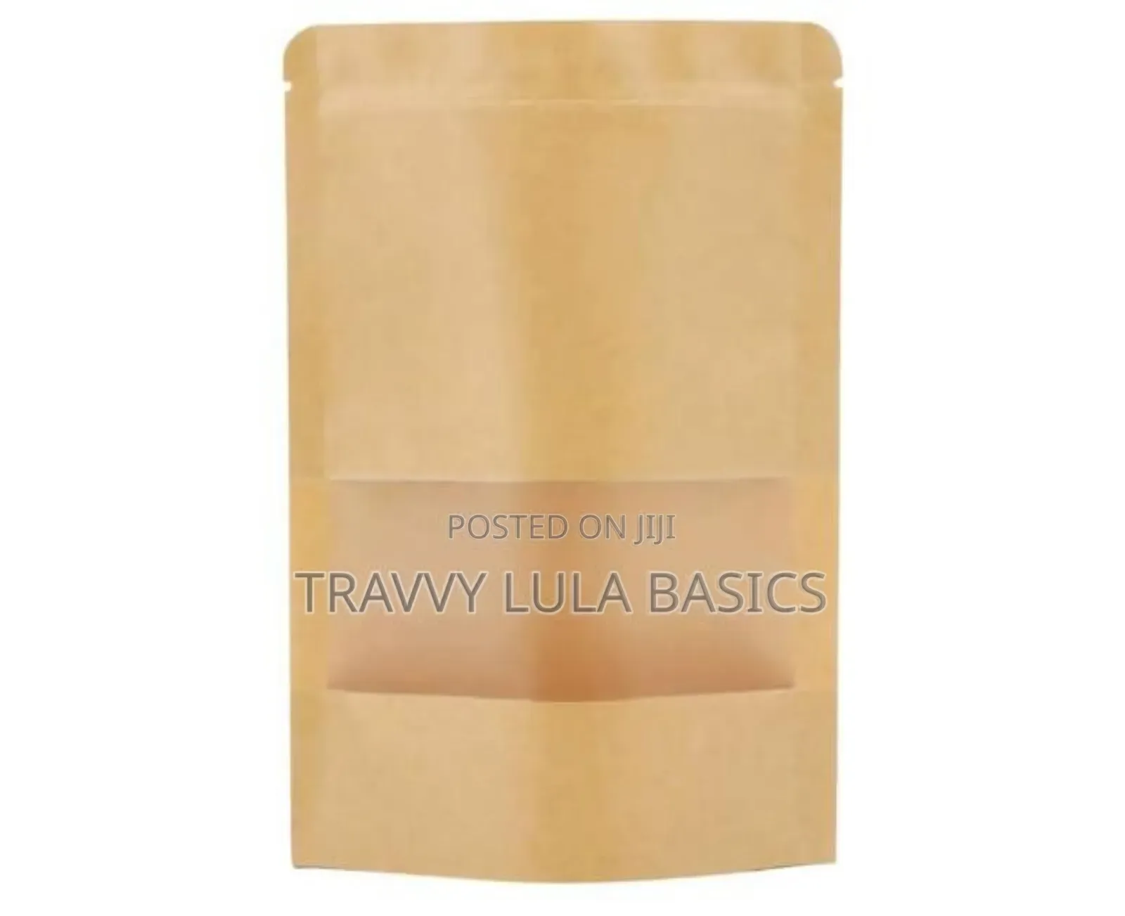 Brown Craft Pouch Small Window