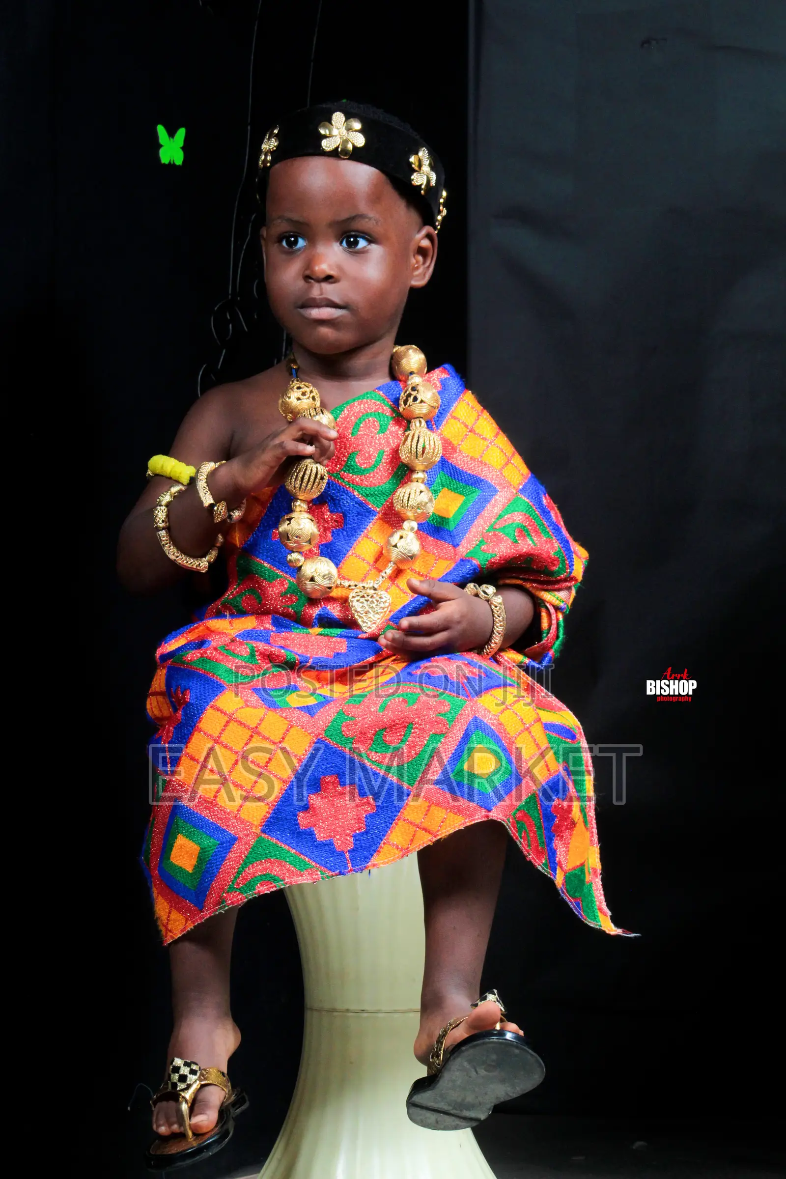 Traditional Kente Gold Beads Shoot and Styling
