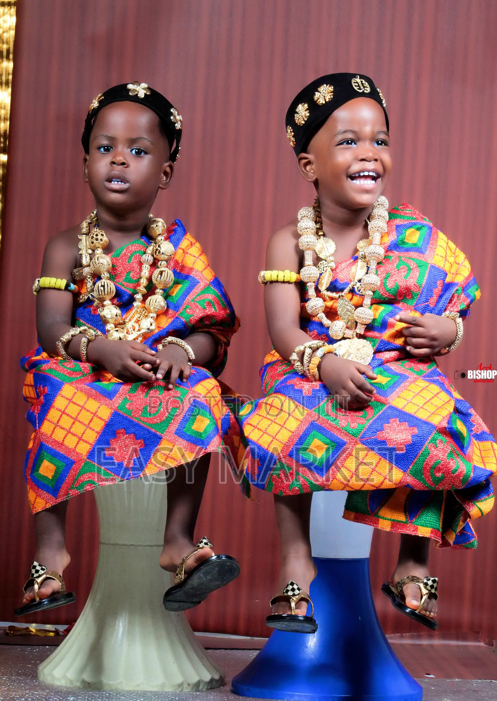 Traditional Kente Gold Beads Shoot and Styling