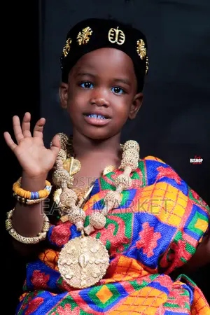 Traditional Kente Gold Beads Shoot and Styling