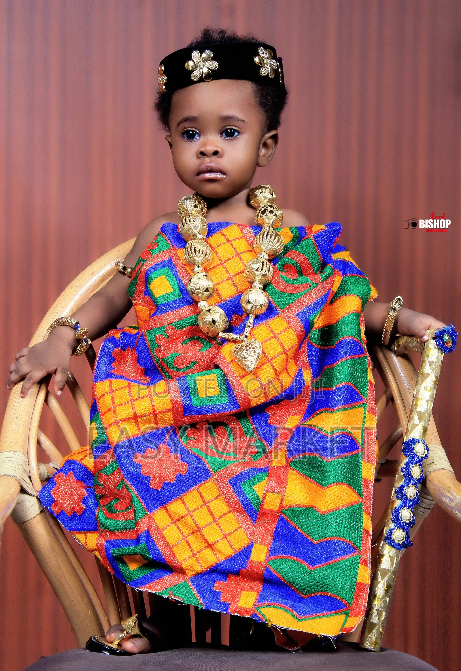 Traditional Kente Gold Beads Shoot and Styling