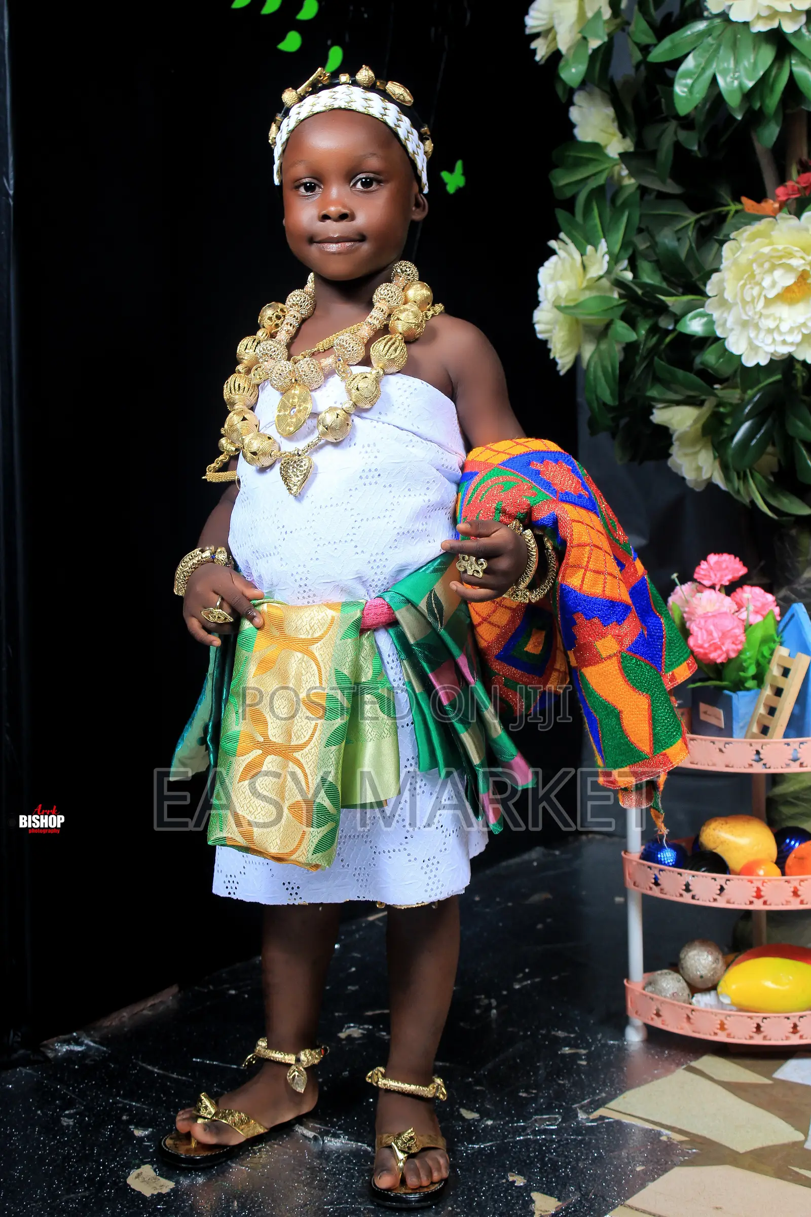 Traditional Kente Gold Beads Shoot and Styling