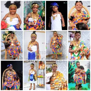 Traditional Kente Gold Beads Shoot and Styling