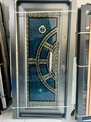 Blue Heavy Entrance Single Turkish Security Door+Double Lock