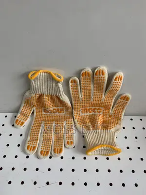 Knitted & Pvc Dots Gloves Xl - Hgvk05