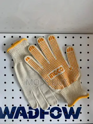 Knitted & Pvc Dots Gloves Xl - Hgvk05