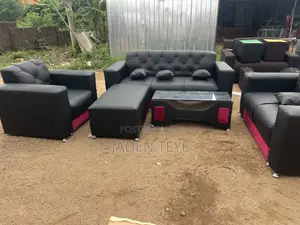Black Sofa Set