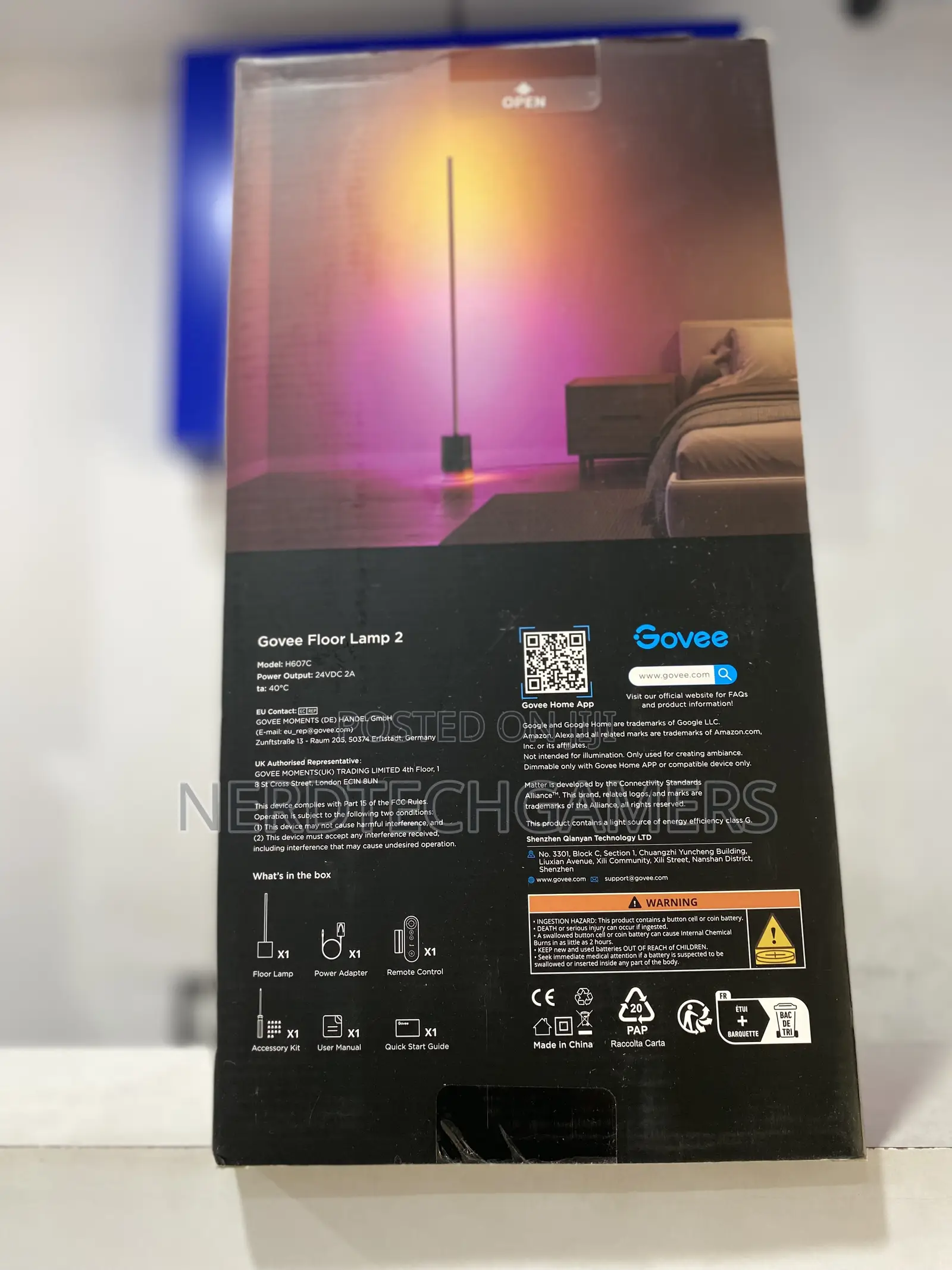 Govee Floor Lamp 2 RGBIC LED Floor Lamp Works With Alexa