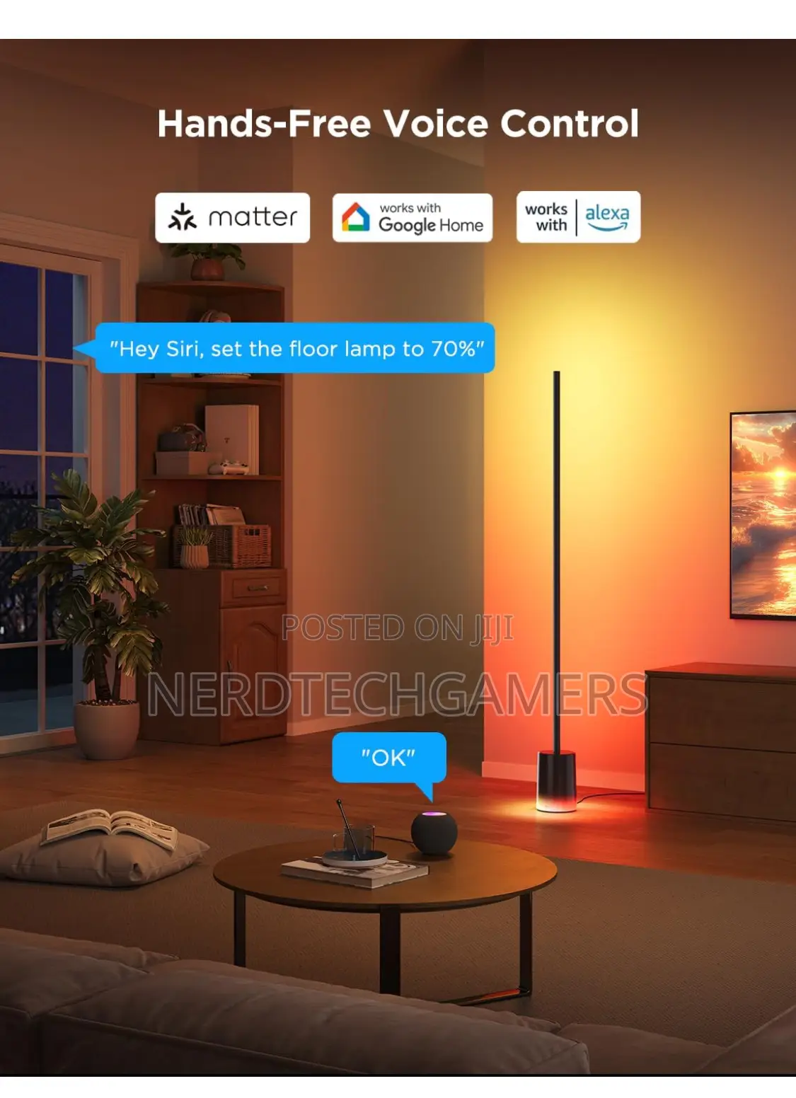Govee Floor Lamp 2 RGBIC LED Floor Lamp Works With Alexa