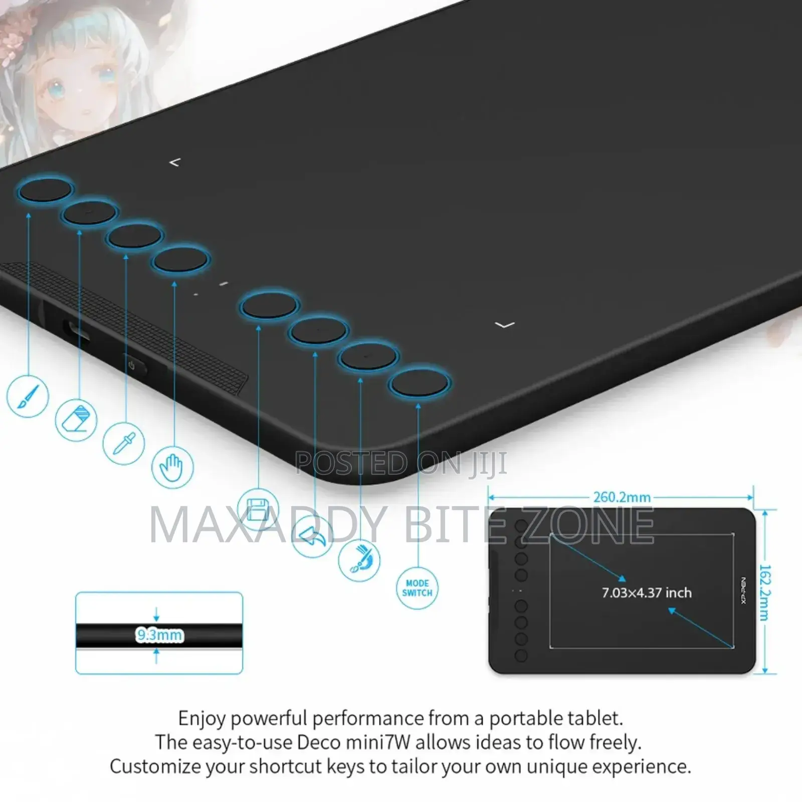 Deco Open Drawing Tablet Bluetooth