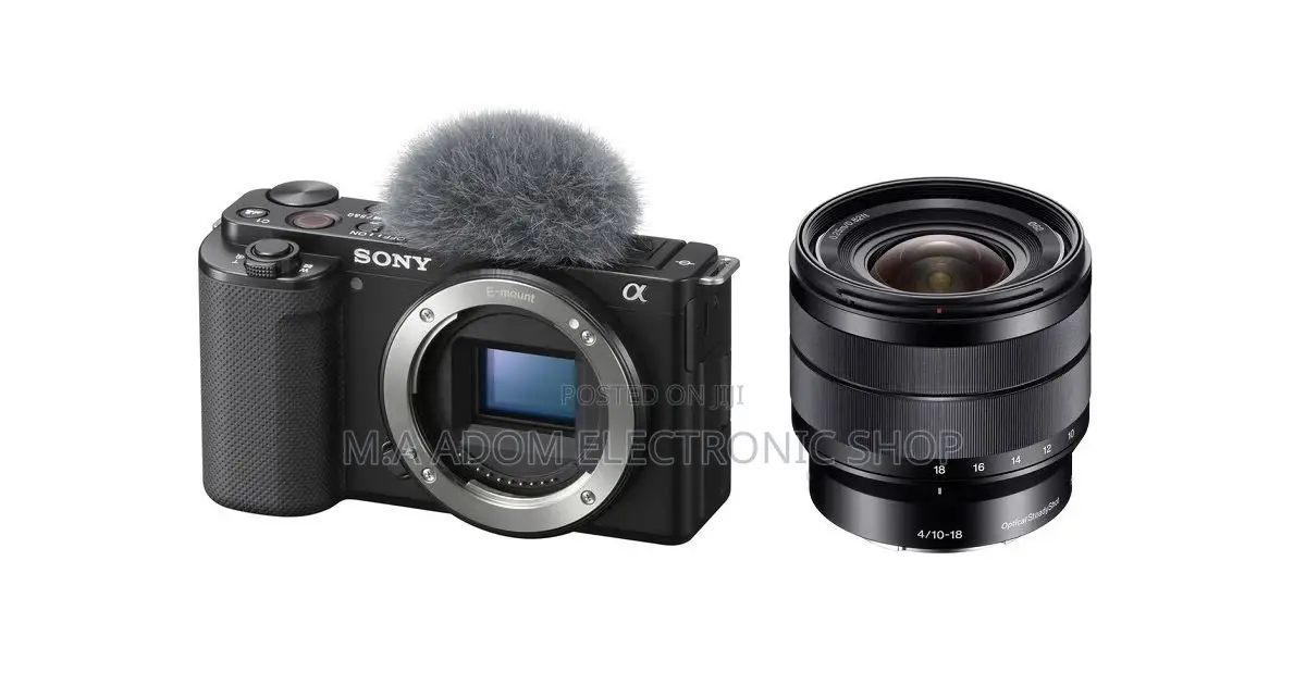 Original Sony ZV-E10 Mirrorless Camera With 16-50mm Lens