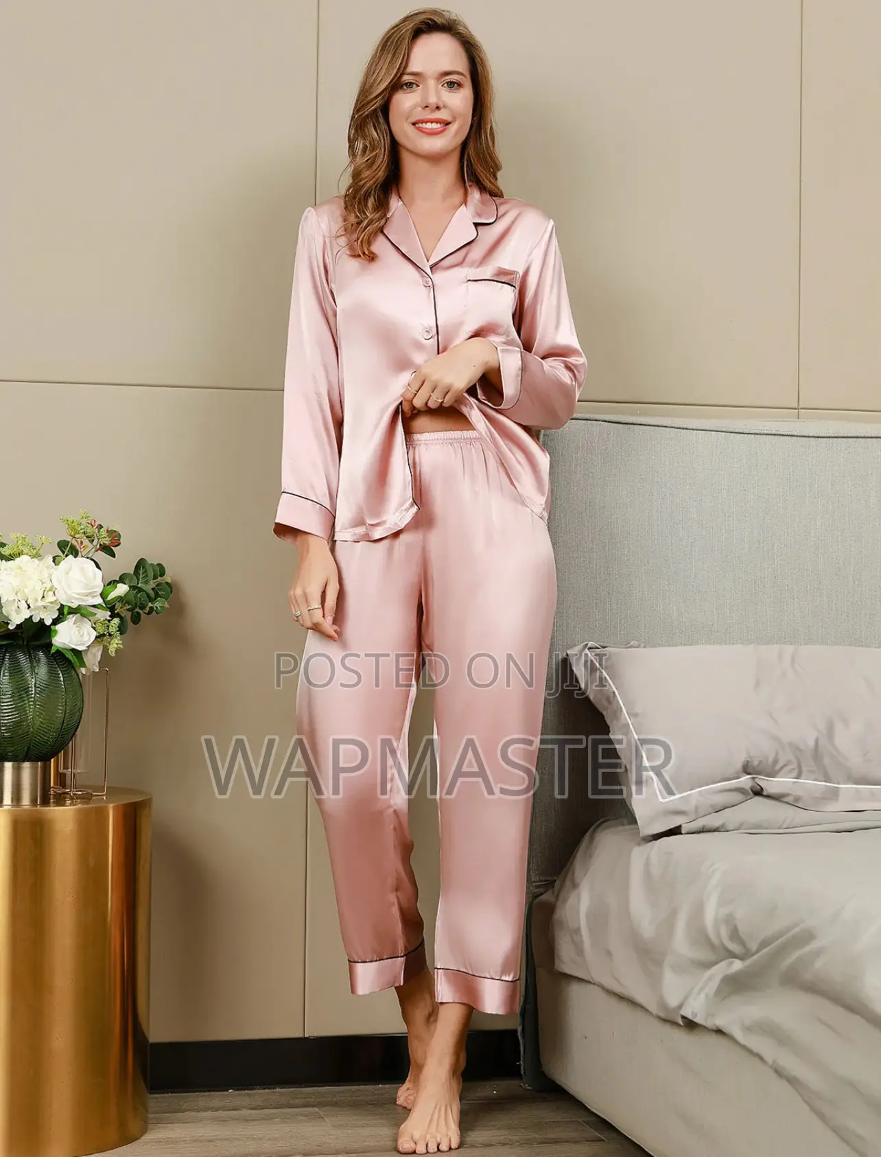 2pcs SILK Pyjamas 100% Pure Quality SILK Long Sleeves