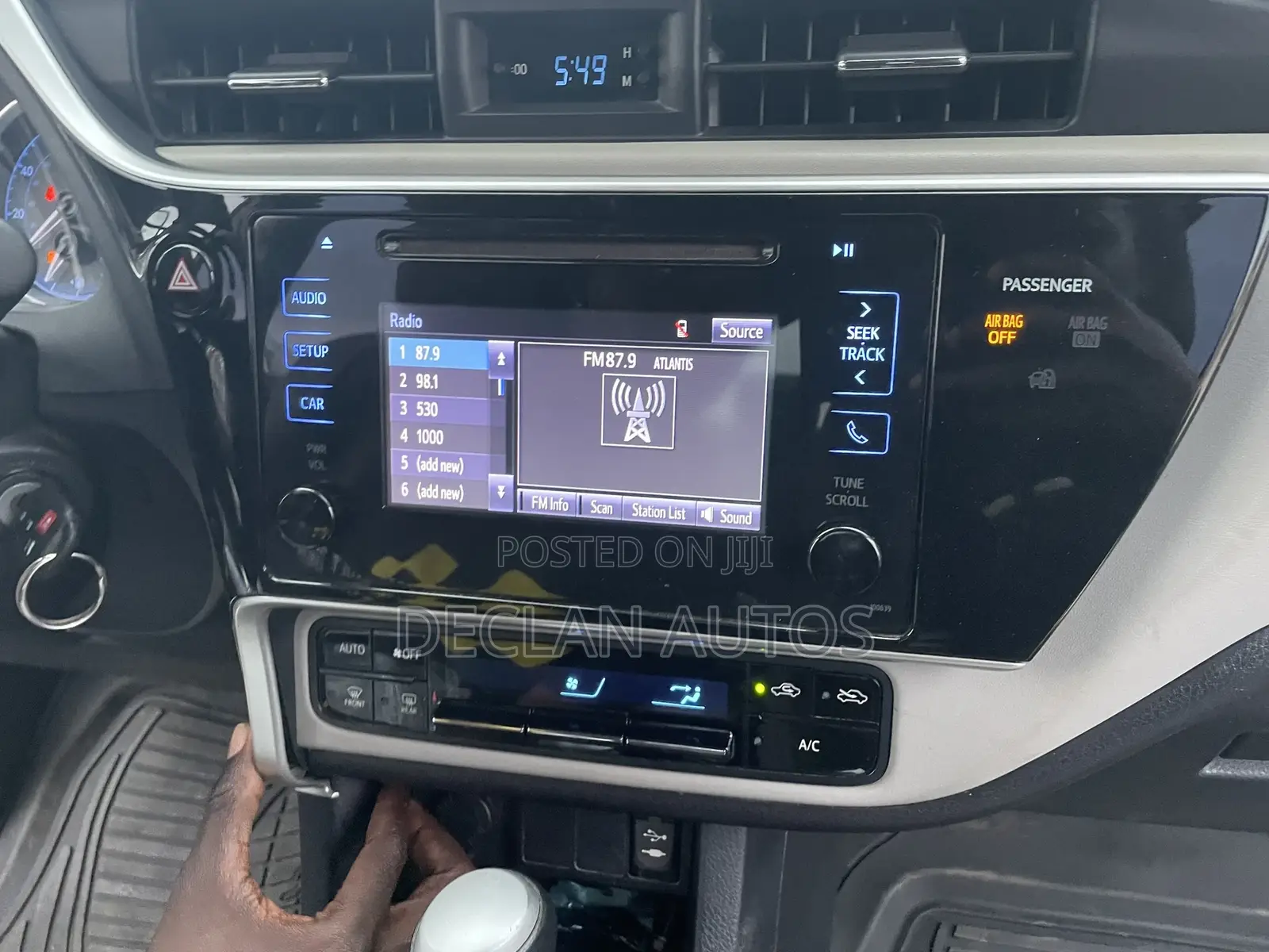 Toyota Corolla 2017 - 2019 Audio Player