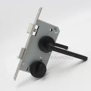 Matt Black Rosette Door Lock