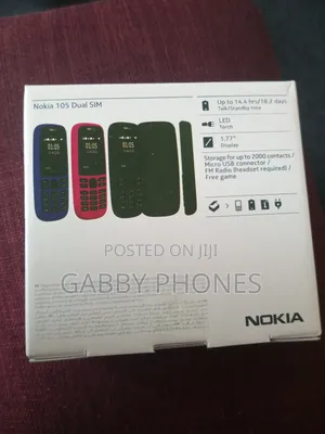 New Nokia 105 Black