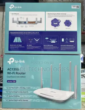Tp-Link Wireless Dual Band Multi Function Router Archer C60