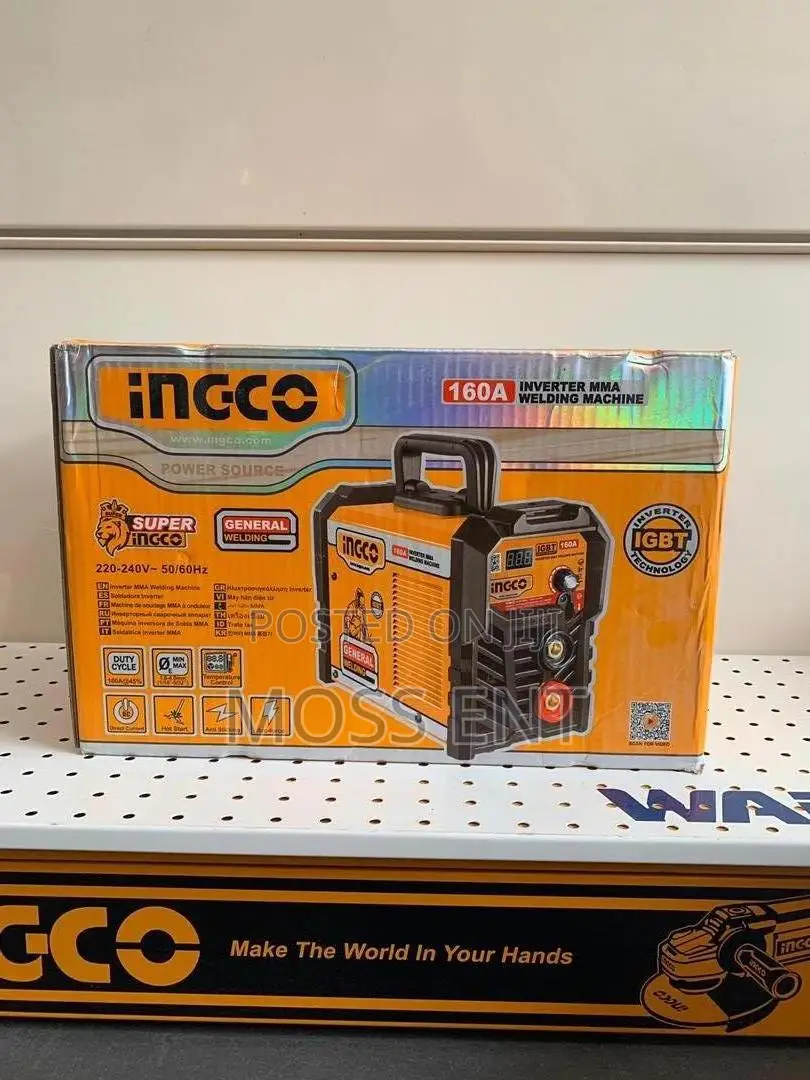 Ingco Inverter Mma Weld Machine 160a at 45% - Ing-Mma16028