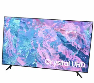 Uniquely Designed Samsung 75CU7172 Ultra HD Television.