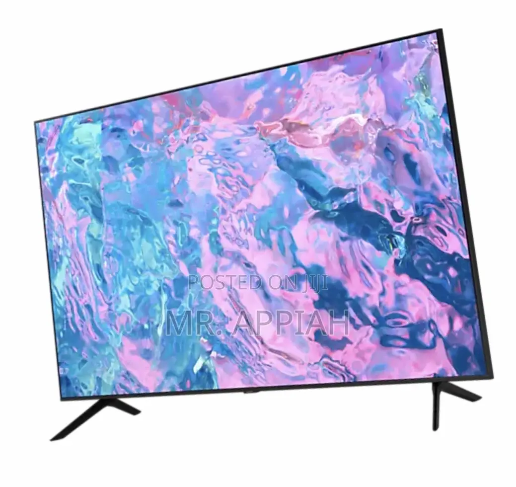 Uniquely Designed Samsung 75CU7172 Ultra HD Television.