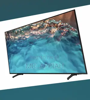 Sleek Samsung 85BU8000 85 Inch Uhd Smart Television.