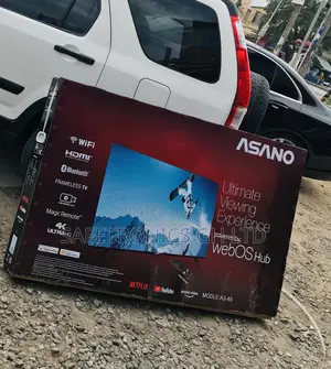 Led Smart UHD Asano Black 65 Inch Crystal Tv 