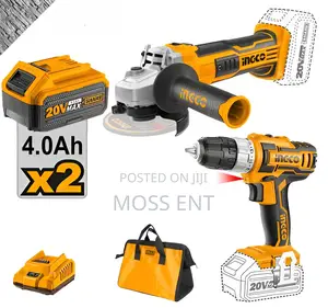 Cordless Drill and Angle Grinder Set - Ckli2009