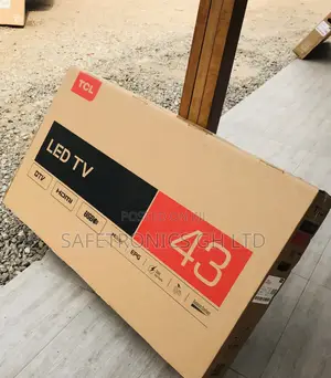 43 Inch Digital Satellite TCL D3200 Black Led Tv 