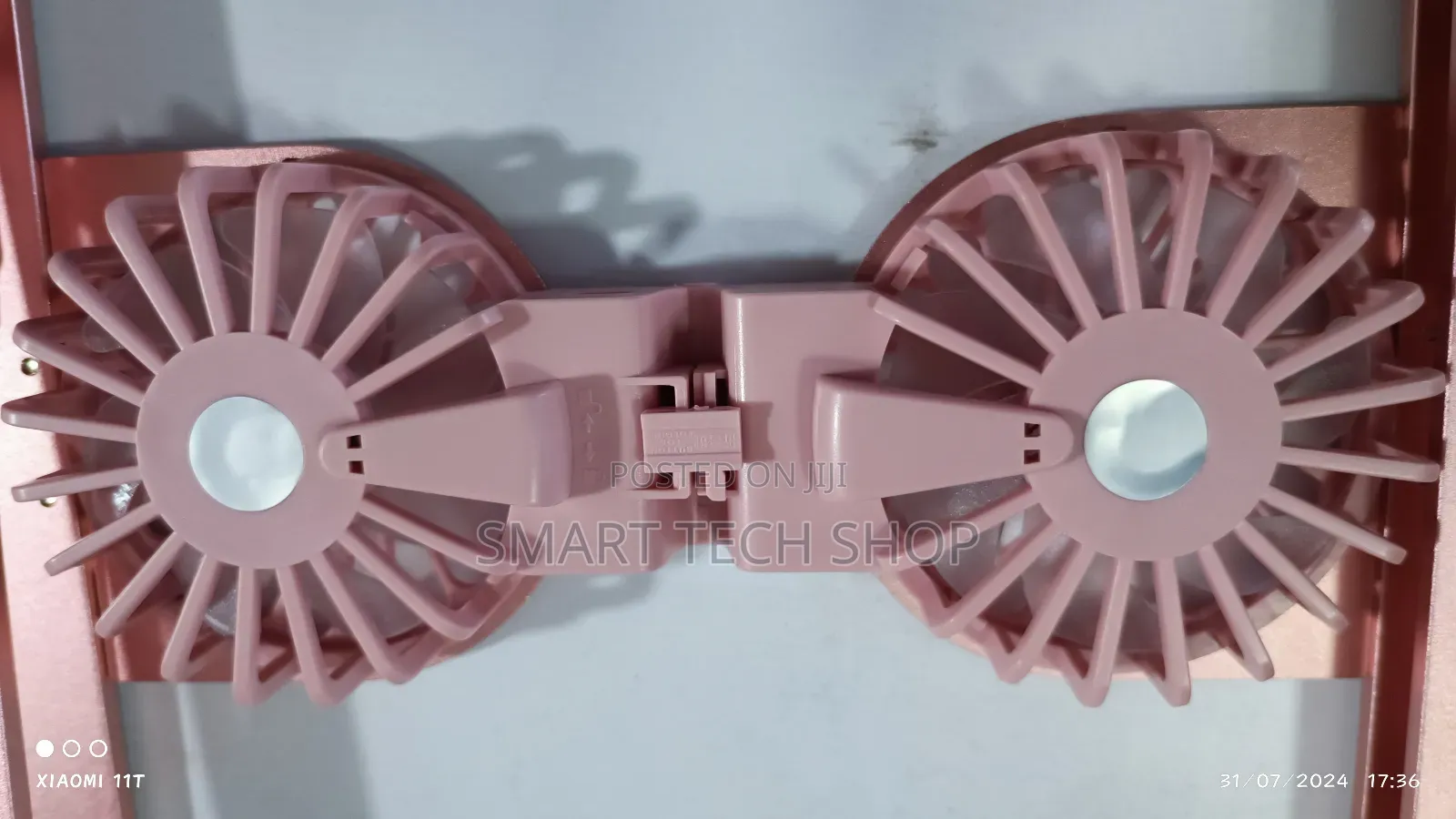 Adjustable Portable Foldable Laptop Stand + Fan RGB Light
