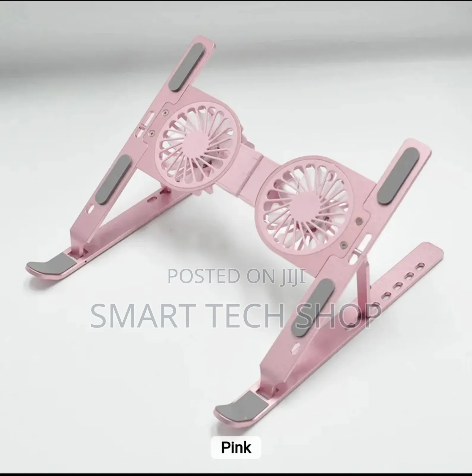 Adjustable Portable Foldable Laptop Stand + Fan RGB Light