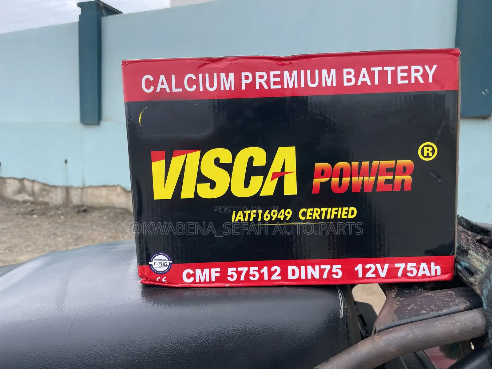 Original Visca Battery 15plate Available For All Cars