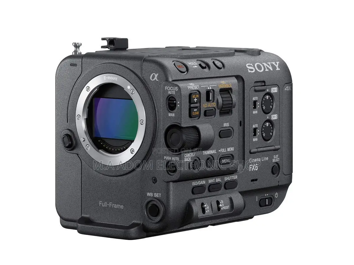 Sony Fx6 Body Only Full Frame Camera