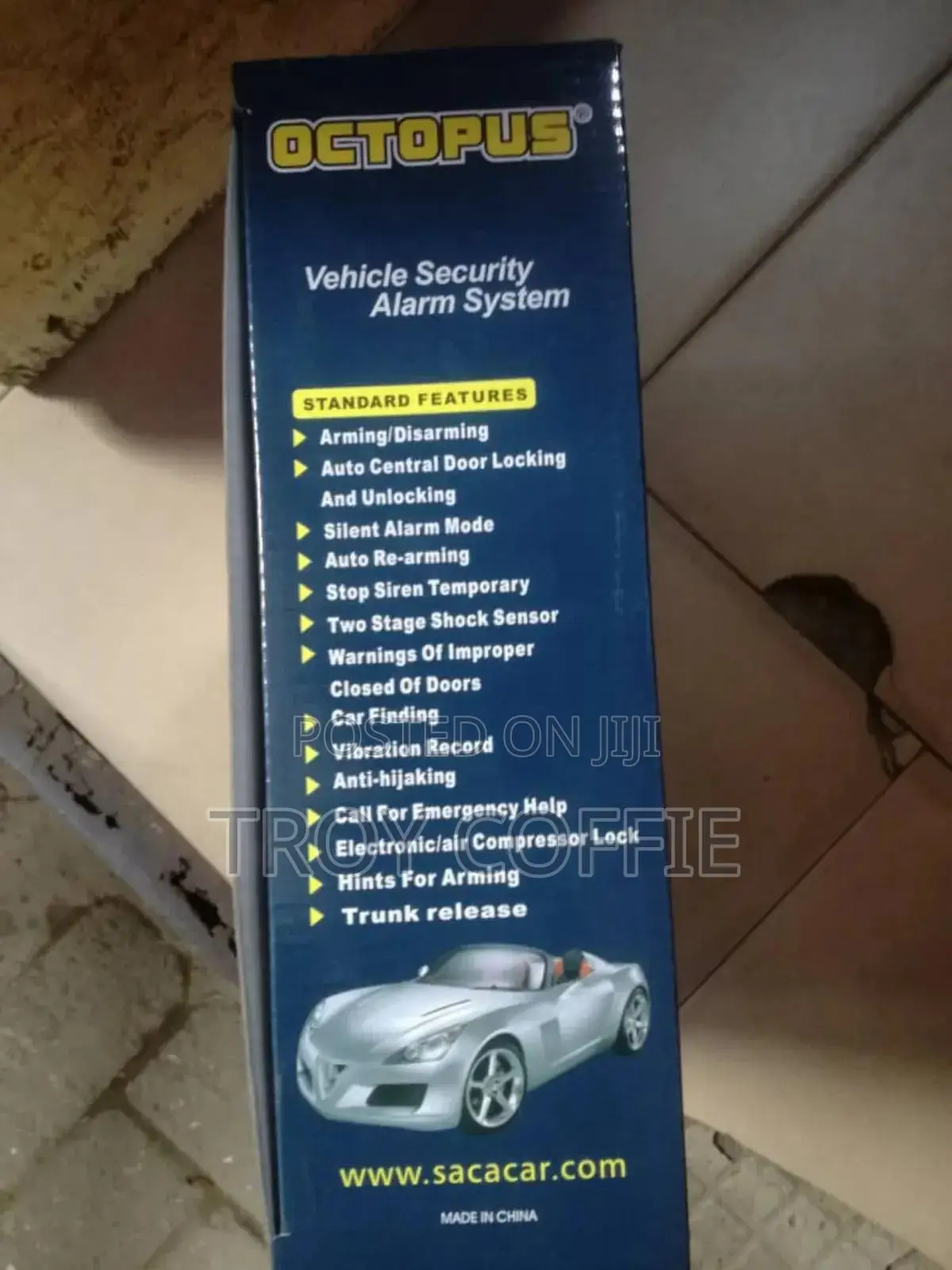 Car Alarm Octopus PLC Alert