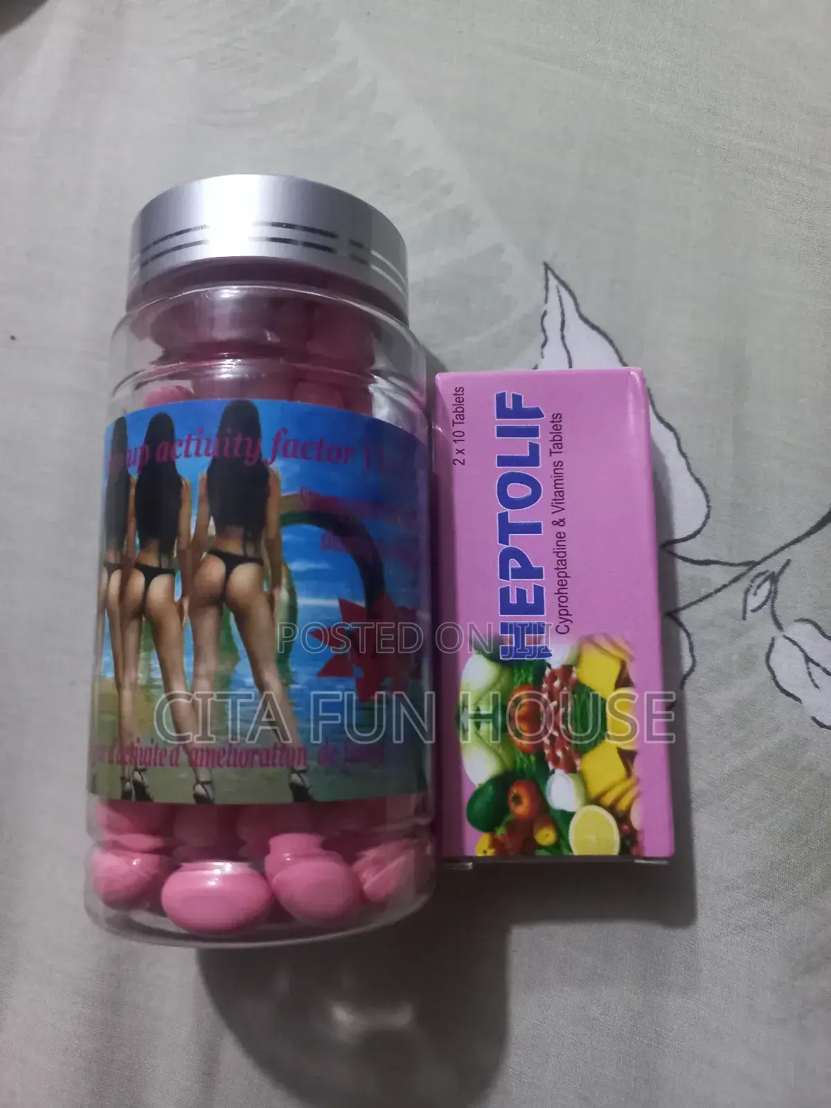 Hip Up Activity Jinbo Pills + Heptolif