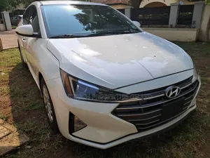 White Hyundai Elantra Available for Rental