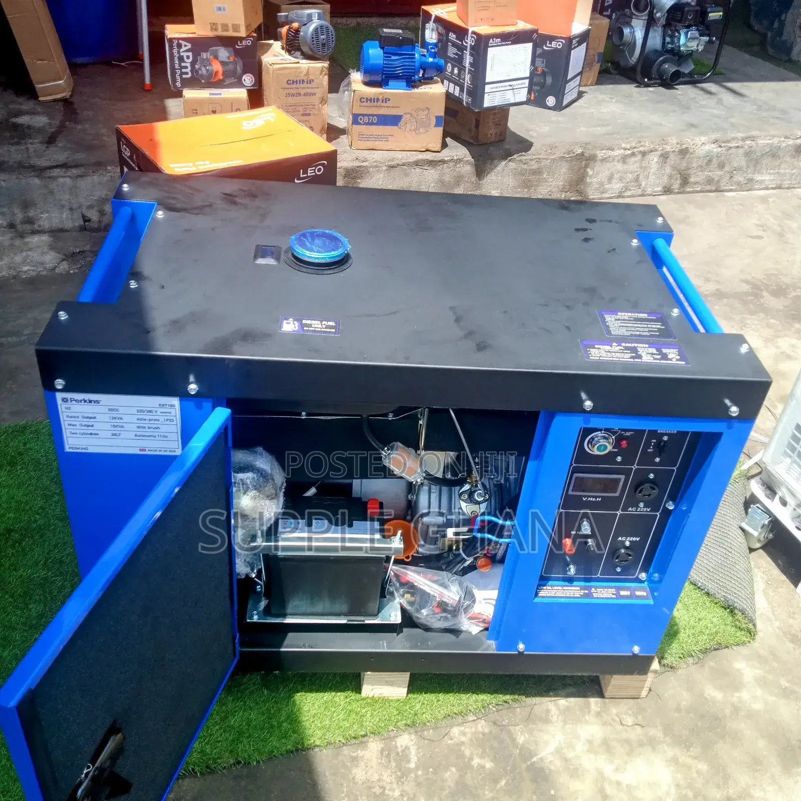 Copper Made 15kva Diesel Generator Perkins Correct Flow Best
