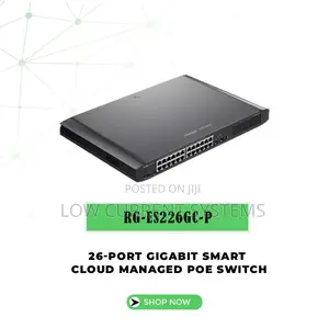 Ruijie 24 Por Gigabit Smart Cloud Managed Poe Switch Network