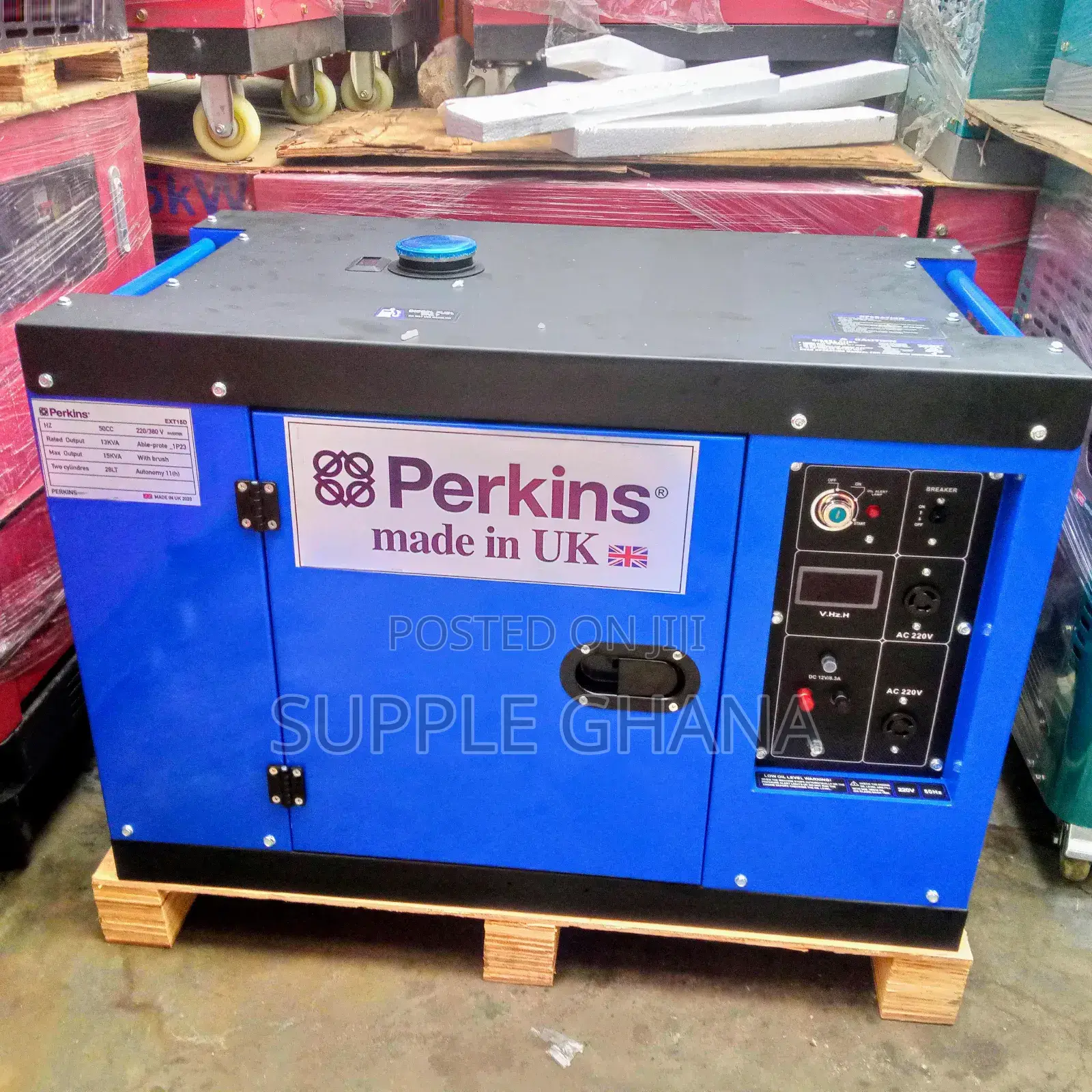 Ec_16500watt Perkins 15kva Diesel Generator Quality Flow New