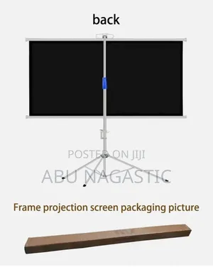Tripod Projector Screen 143x143