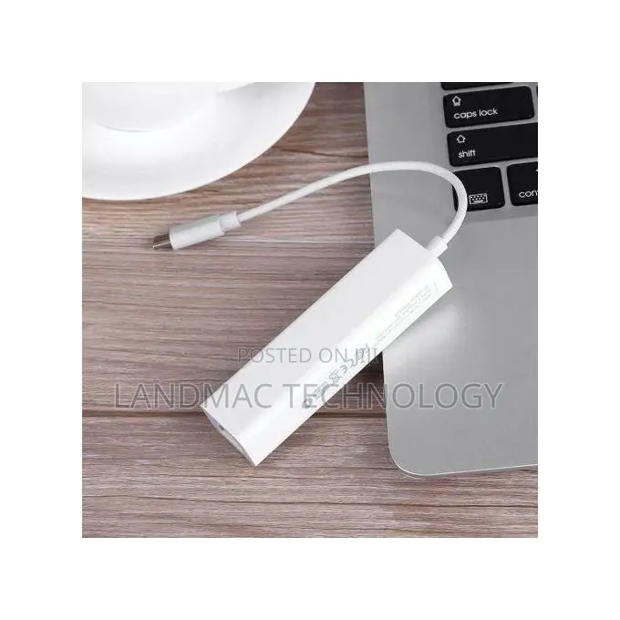 Type C to USB RJ45 Ethernet Lan Adapter