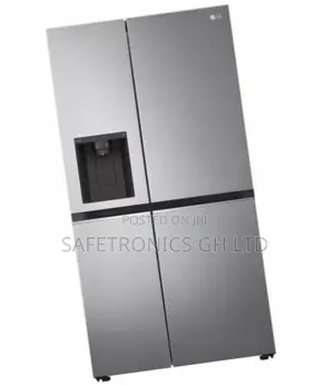 Essential LG Gray GC-L257SLRL 674 Litres Side-by-Side 