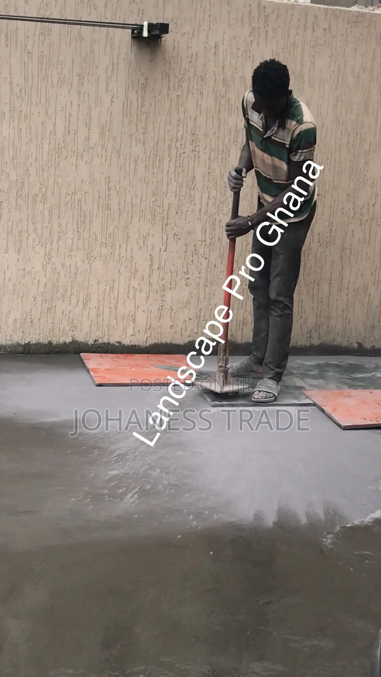 Stamp Concrete Floor Installation