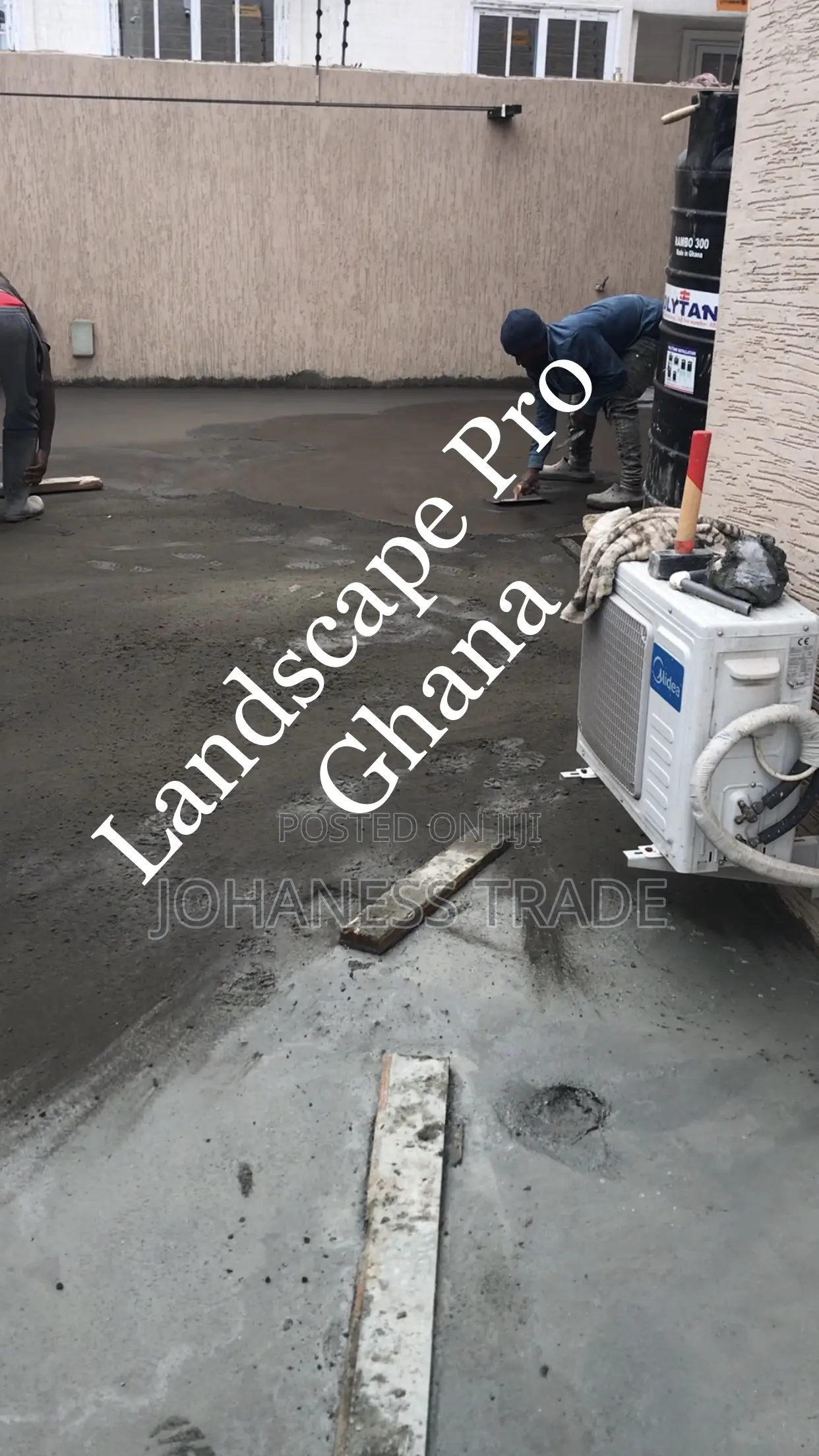 Stamp Concrete Floor Installation