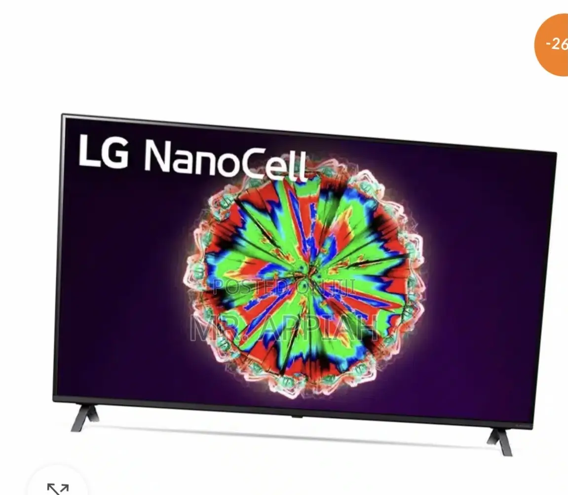 Sleek LG 49nano80 49 Inch HDR Smart Television(Black)