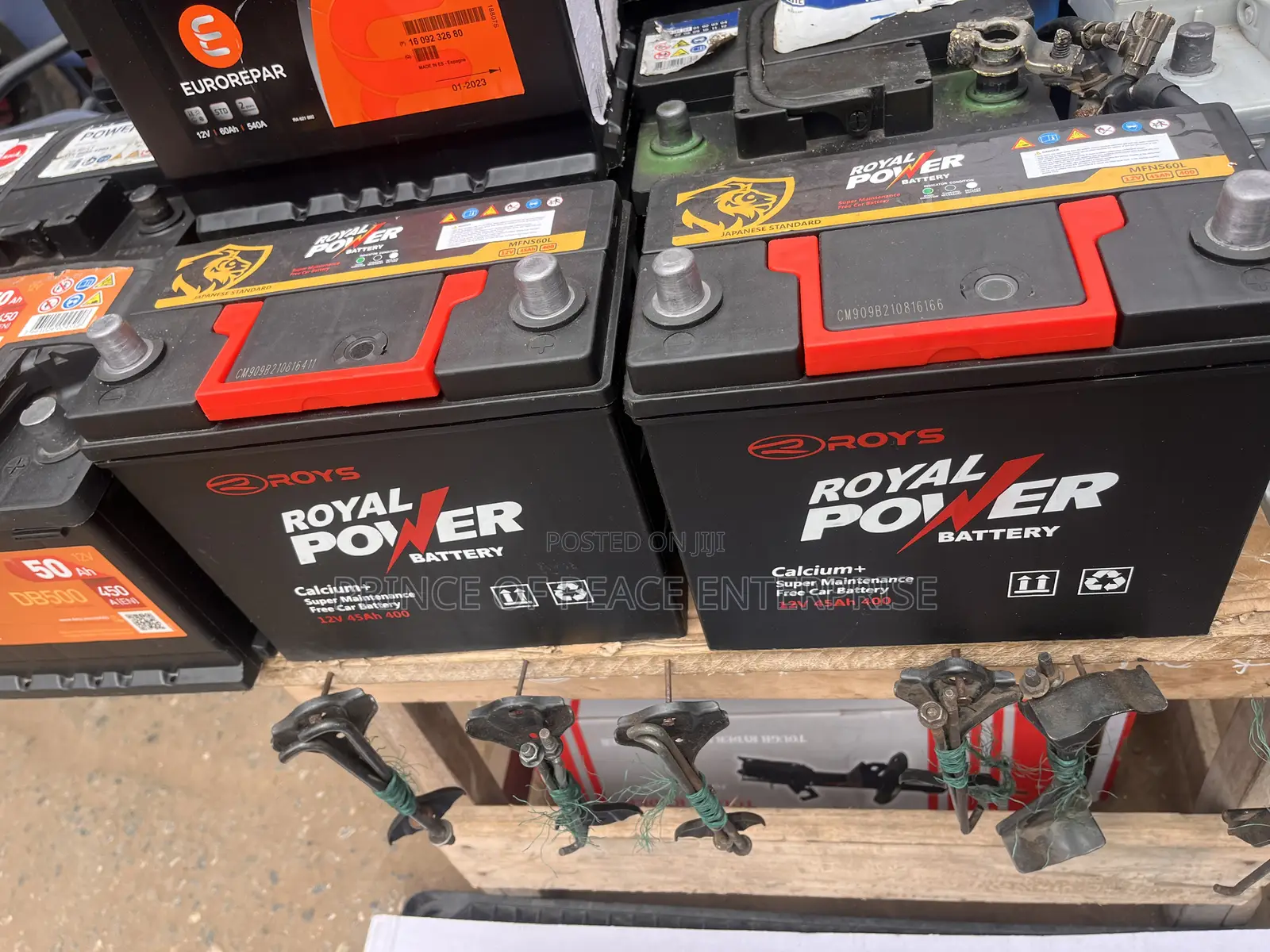 Original Home Used 11 Plate Battery From Italy