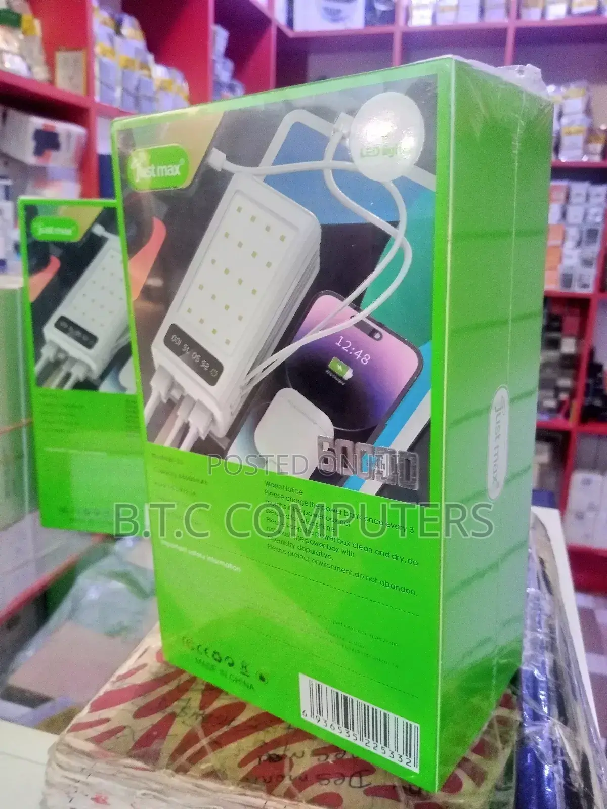 60,000mah CAPACITY Power Bank
