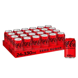 Coca-Cola Coke Zero Sugar Soft Drink Cans 24 X 330ml