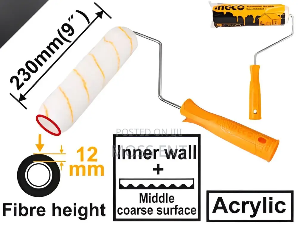 Cylinder Brush Inner Wall 9" - Hrht042301