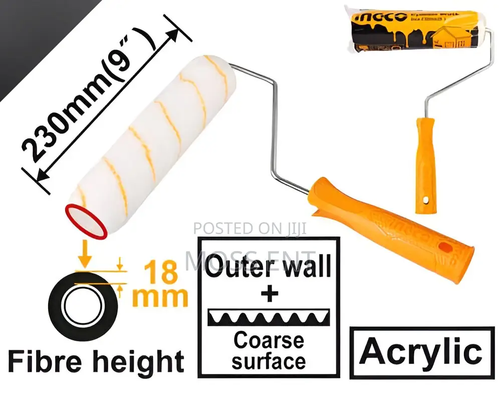 Cylinder Brush Outer Wall 9" - Hrht042302