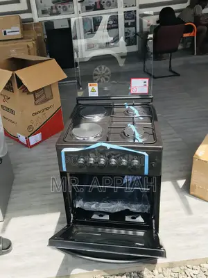 2 Electric Pan With 2 Gas Burner Volcano 50x50(Black).