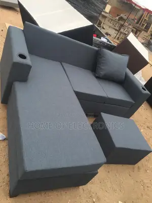Neatly Made L Shaped Sofa Chair